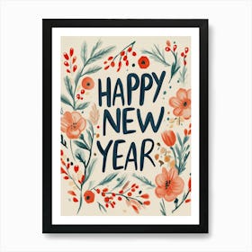 Happy New Year Art Print