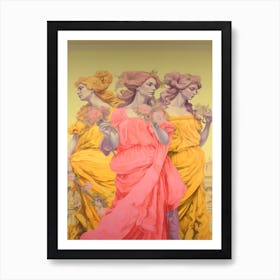 Les Muses, Greek Mythology Poster 2 Art Print