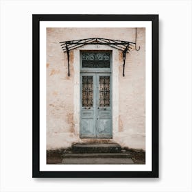 Blue French Door | Romantic | France Art Print