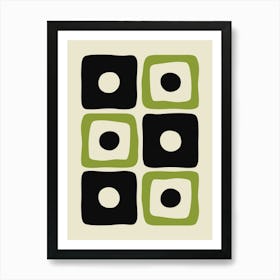 Mid Century Modern Abstraction Art Print