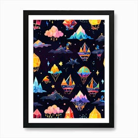 Hot Air Balloons 6 Art Print