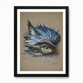 Eye Of The Wolf Art Print