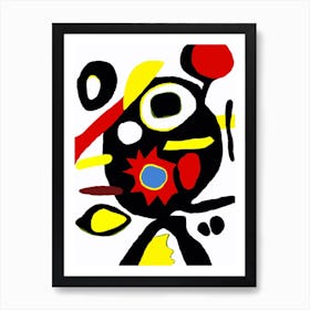 Abstract Painting Bacteria Art Print