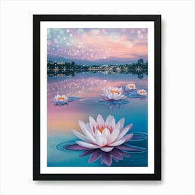 Lotus Flower 1 Art Print