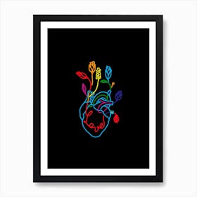 Love Is Love Line Art Print