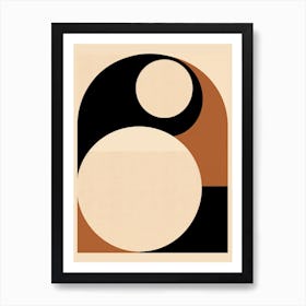 Bauhaus Essence: Abstract Geometricity Art Print