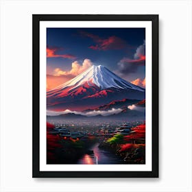 Mt Fuji 6 Art Print