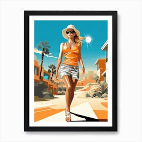 Beach Girls 10 Art Print