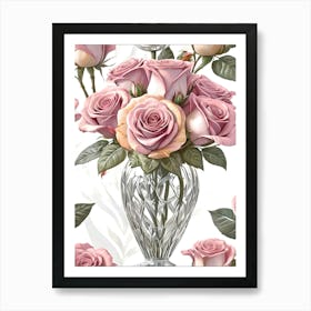 Beautiful Rose Art Print