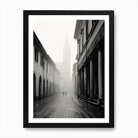 Pavia, Italy,  Black And White Analogue Photography  3 Art Print