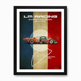 Lm Racing Mazda 787B Art Print