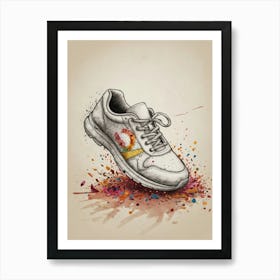 Runner'S Shoe Art Print