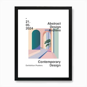 Abstract Design Archive Poster 32 Art Print