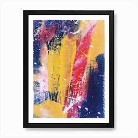 Brush Strokes Art Print