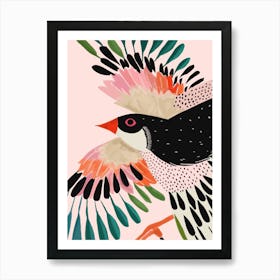 Colorful Wings Art Print