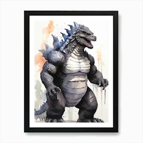 Godzilla 14 Art Print