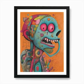 Sexy Monster Art Print