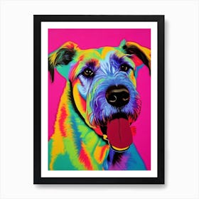 Irish Wolfhound Andy Warhol Style Dog Art Print