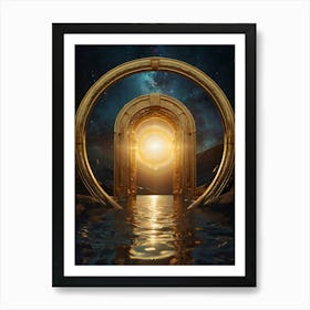 Golden Door To The Universe Art Print