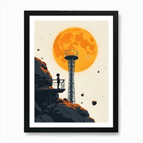 Space Station Art Print