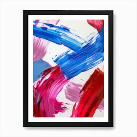 Abstract Brush Strokes 2 Art Print