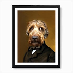 Gentle Ventje Mc Doodle Pet Portraits Art Print