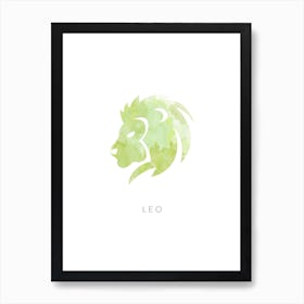 Leo Zodiac Art Print