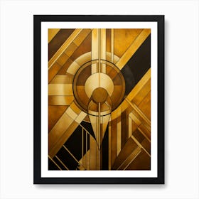 Dynamic Geoemtric Shapes 1 Art Print