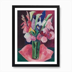 Flowers In A Vase, Marsden Hartley Art Print