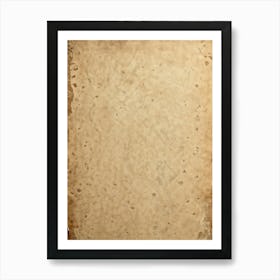 Antique Paper Exhibiting A Rustic Pattern Aged Sepia Tones With Gentle Creases And Worn Edges Hint (5) Art Print