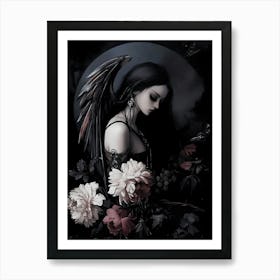 Gothic Angel Art Print