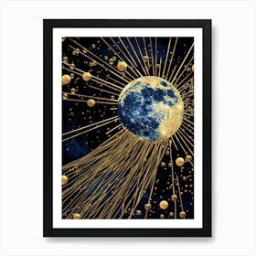 Moon Illustration 3 Art Print