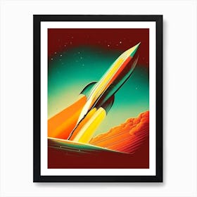 Interstellar Vintage Sketch Space Art Print