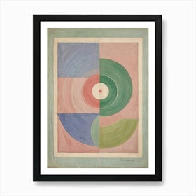 Pastel Abstract no2 Art Print