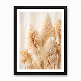 Boho Dried Flowers Celosia 6 Art Print