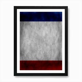 Crimea Flag Texture Art Print