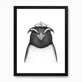 The Queen Penguin Art Print