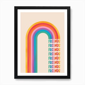 Rainbow Friends Art Print