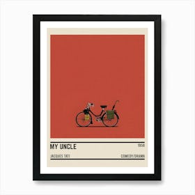 Mon Oncle Bike Movie Art Print