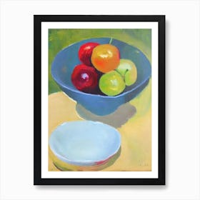 Sour Cherry Bowl Of fruit Art Print