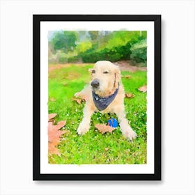 Golden Retriever Art Print