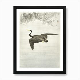 Cormorant In Flight (1900 1930), Ohara Koson Art Print