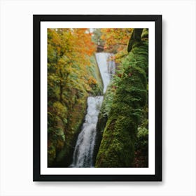 Fall Waterfall Poster