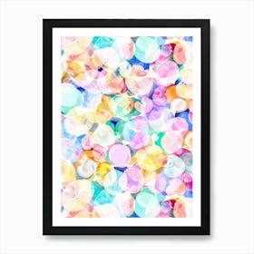 Watercolor Bubbles Art Print