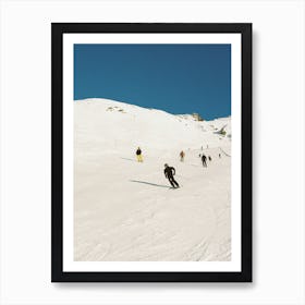 Ski In The Alps Art Print