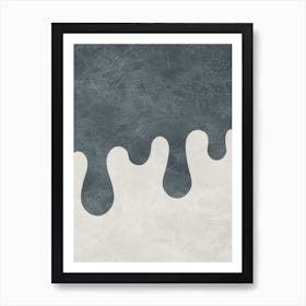 Melting Blues Art Print