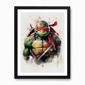 Raphael Teenage Mutant Ninja Turtles Art Print