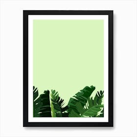 Pastel Palms  Art Print