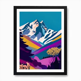 Gran Paradiso National Park Italy Pop Matisse Poster