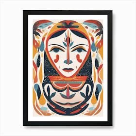 Face Of A Woman 3 Art Print